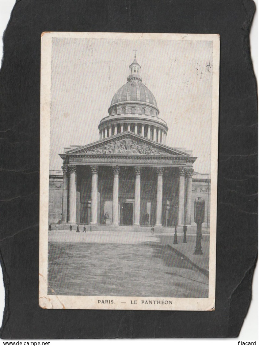 128675         Francia,     Paris,    Le   Pantheon,   VG    1904 - Pantheon