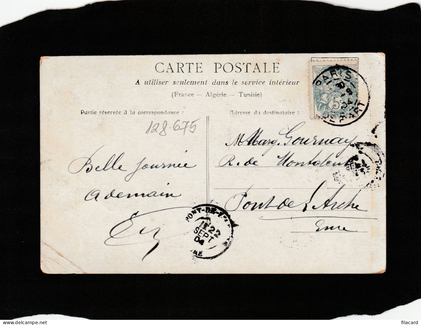 128675         Francia,     Paris,    Le   Pantheon,   VG    1904 - Pantheon