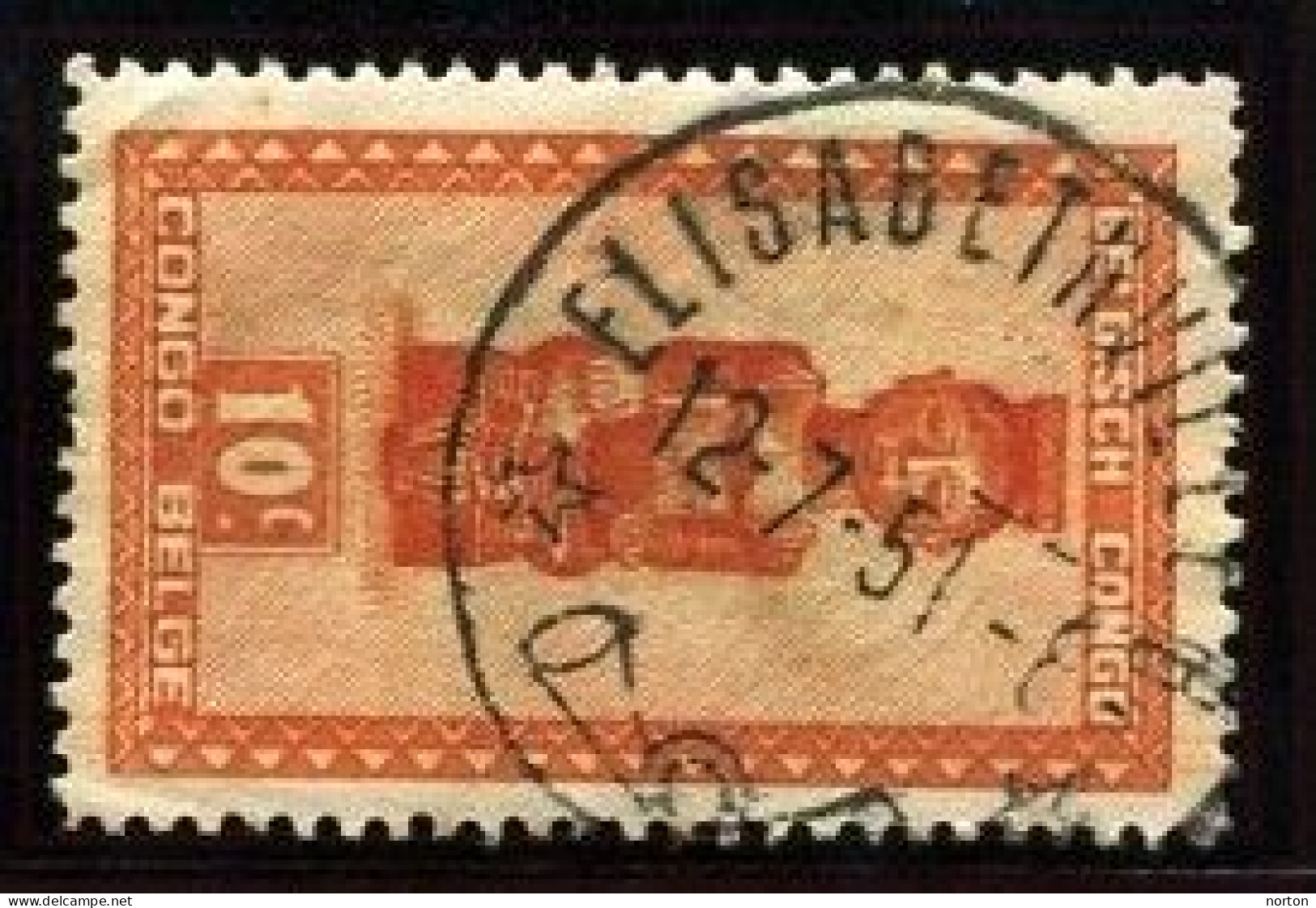 Congo Elisabethville Oblit. Keach 10(B.) Sur C.O.B. 277 Le 12/07/1951 - Used Stamps