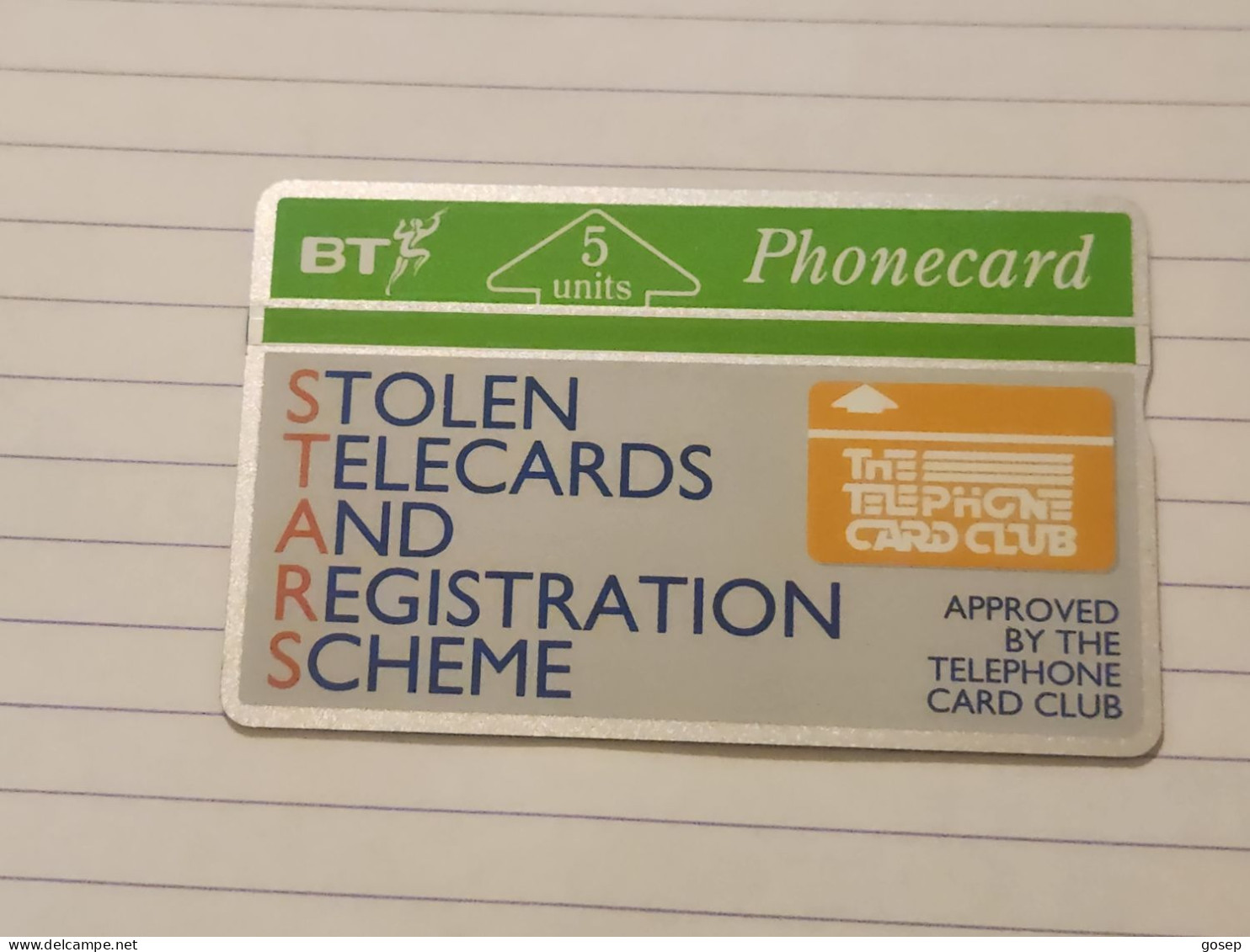 United Kingdom-(BTG-021)-STOLEN TELECARDS SEHEME-(32)(5units)(152F34426)(tirage-5.099)(price Cataloge-6.00£-mint) - BT Algemene Uitgaven