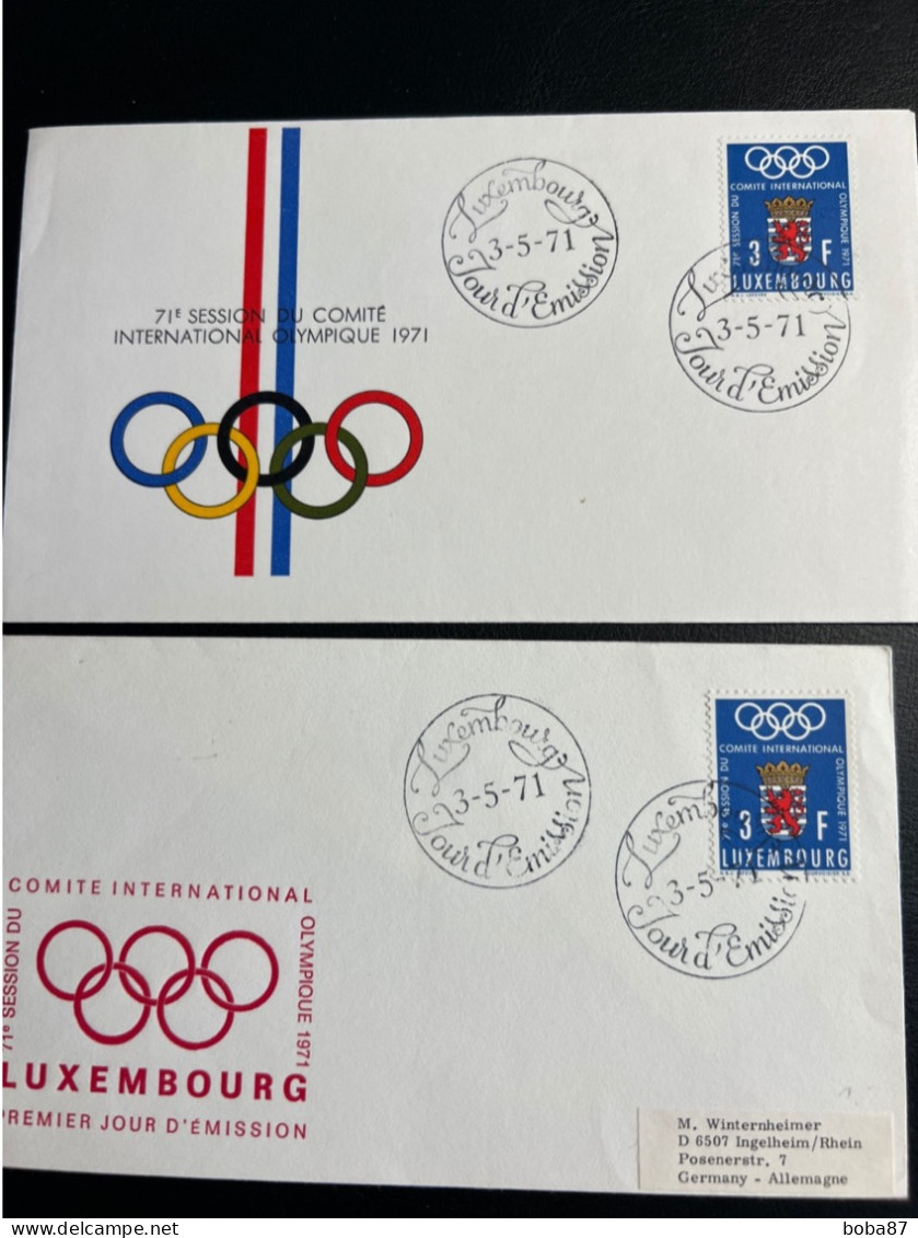 1971 LUXEMBOURG IOC INTERNATIONAL OLYMPIC COMMITTEE SESSION - Other & Unclassified