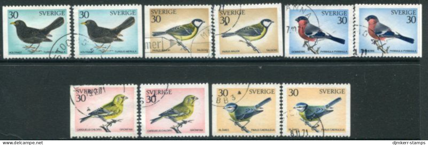 SWEDEN 1970 Overwintering Birds Used*.  Michel 692-96 - Oblitérés