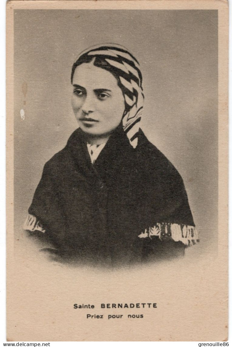 CPA  Portrait De SAINTE BERNADETTE  Lourdes - Beroemde Vrouwen