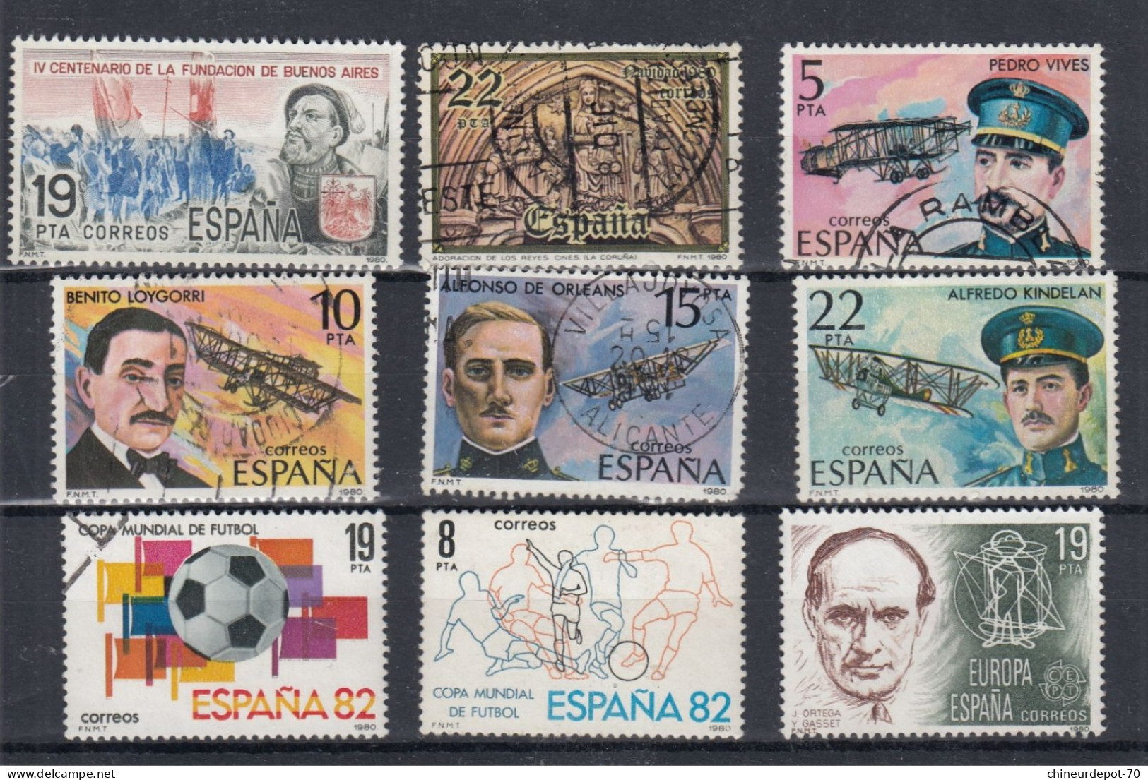 TIMBRES ESPANA ESPAGNE SPAIN NON Classés - Other & Unclassified