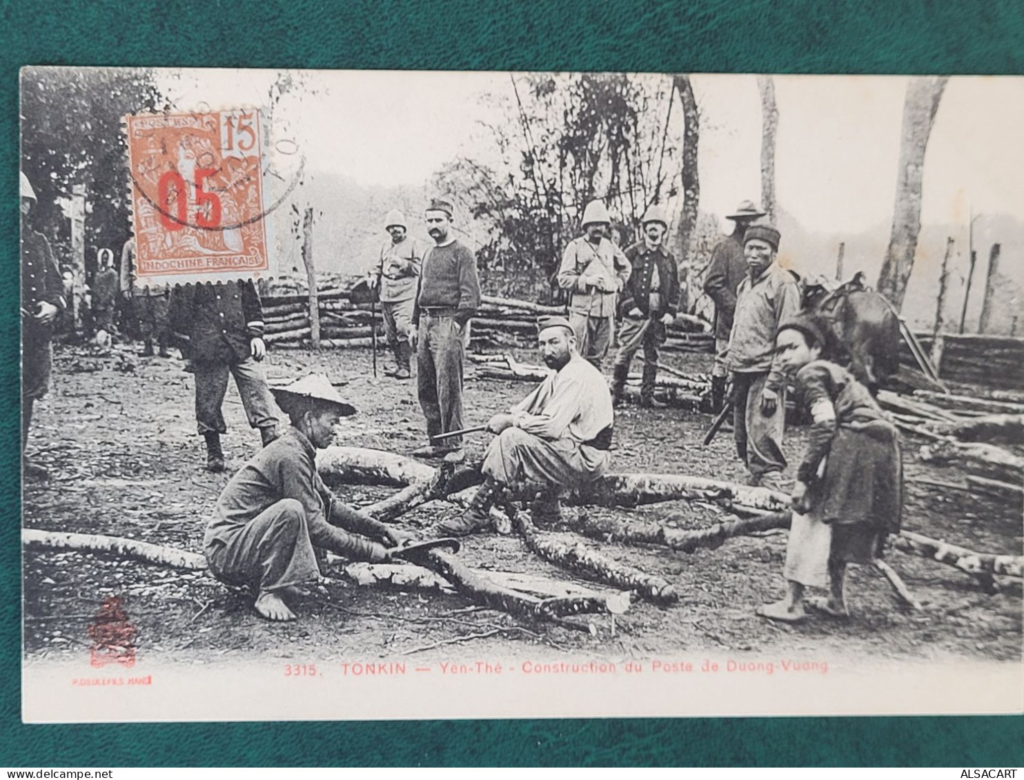 Tonkin ,yen-thé , Construction Du Poste De Duong Vuong - Viêt-Nam