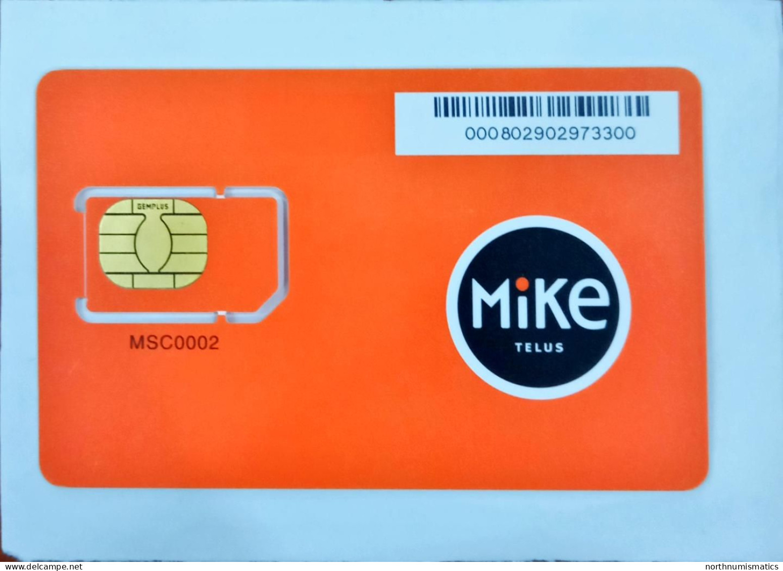 Mike Telus Gsm  Original Chip Sim Card - Sammlungen