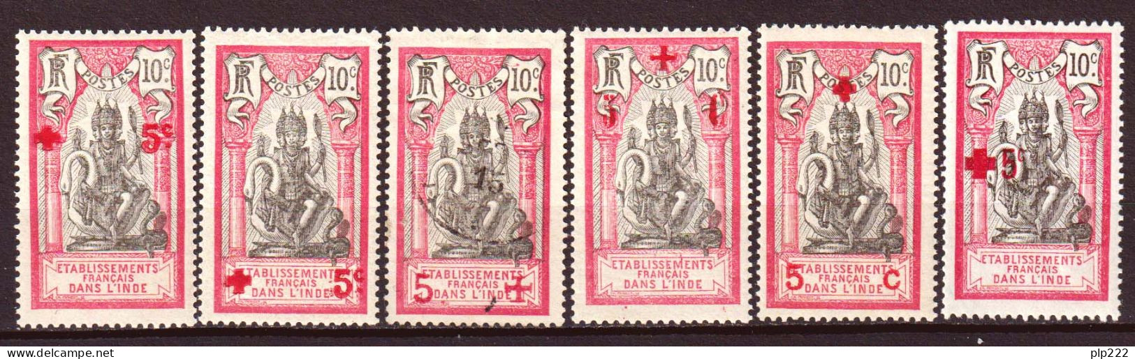 India 1915 Y.T.43/48 O/*/Used/MH VF/F - Nuevos