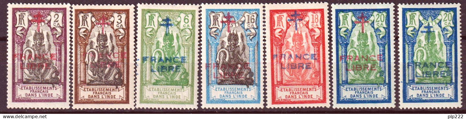 India 1941 Y.T.177/82+182a */MH VF/F - Unused Stamps
