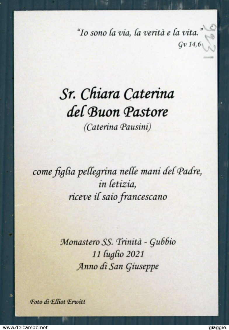 °°° Santino N. 9231 - Sr. Chiara Caterina - Cartoncino °°° - Religion & Esotericism