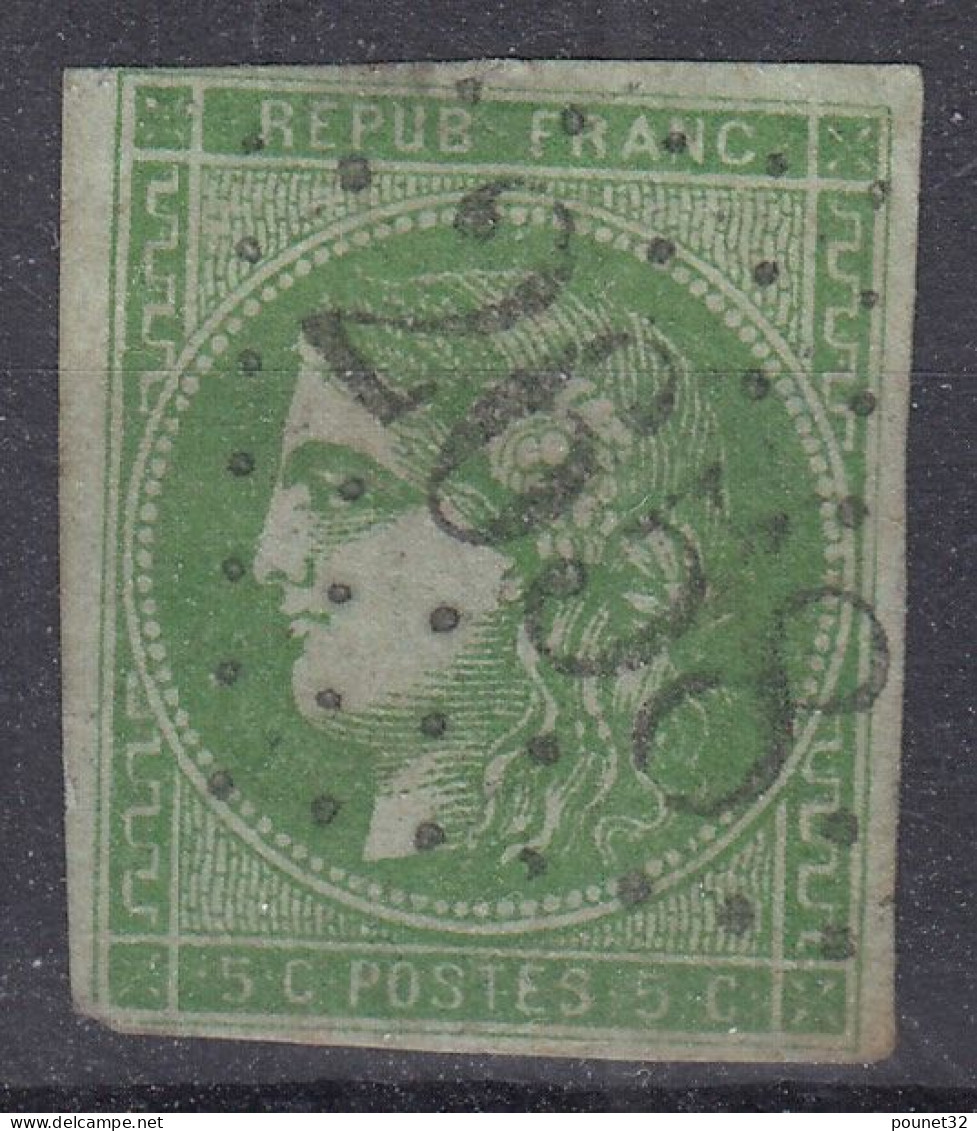 TIMBRE FRANCE BORDEAUX N° 42B TB OBLITERATION GC 2658 NIEUL HTE VIENNE - A VOIR - 1870 Bordeaux Printing