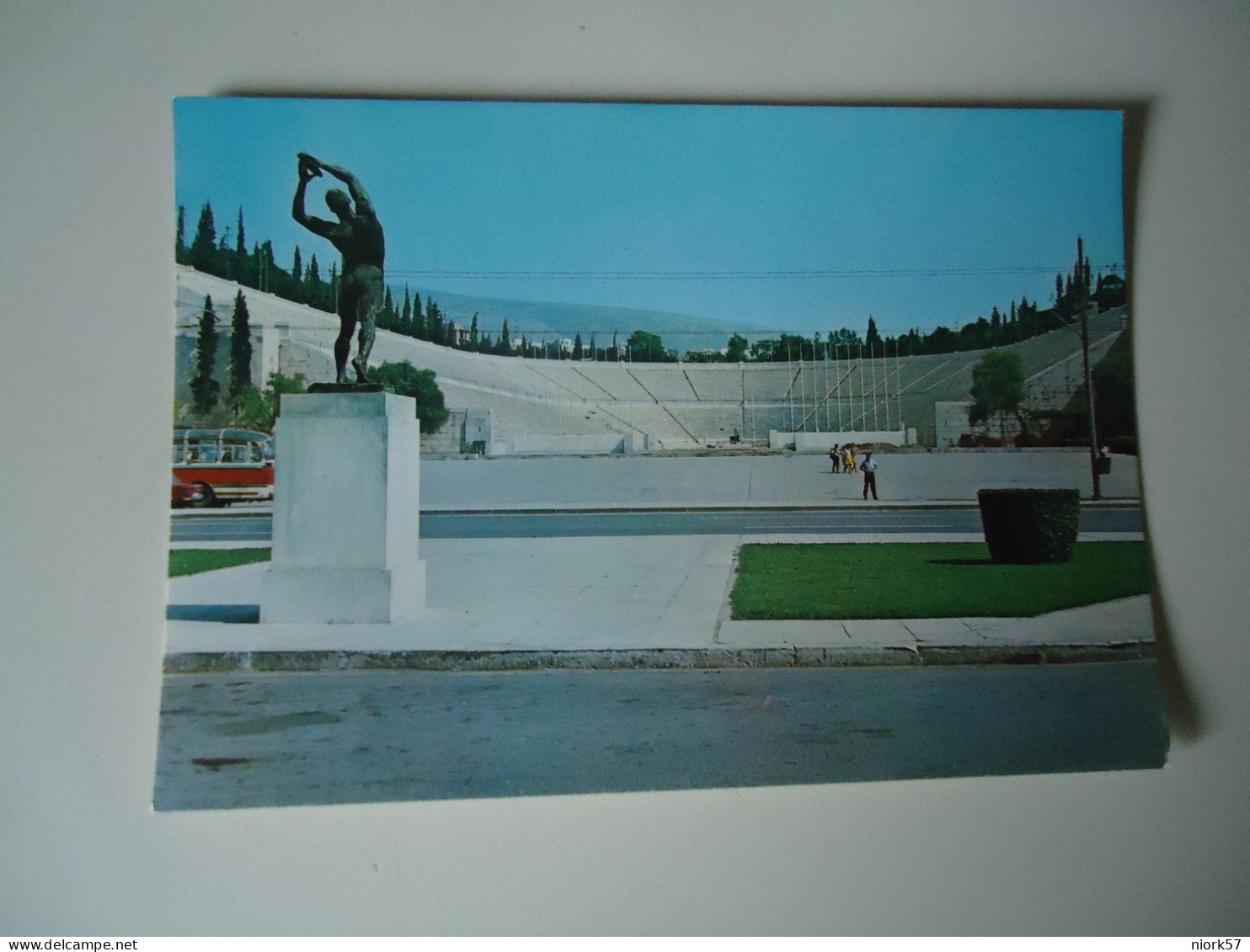 GREECE POSTCARDS  STADIUM AND DISCODOLUS - Grecia