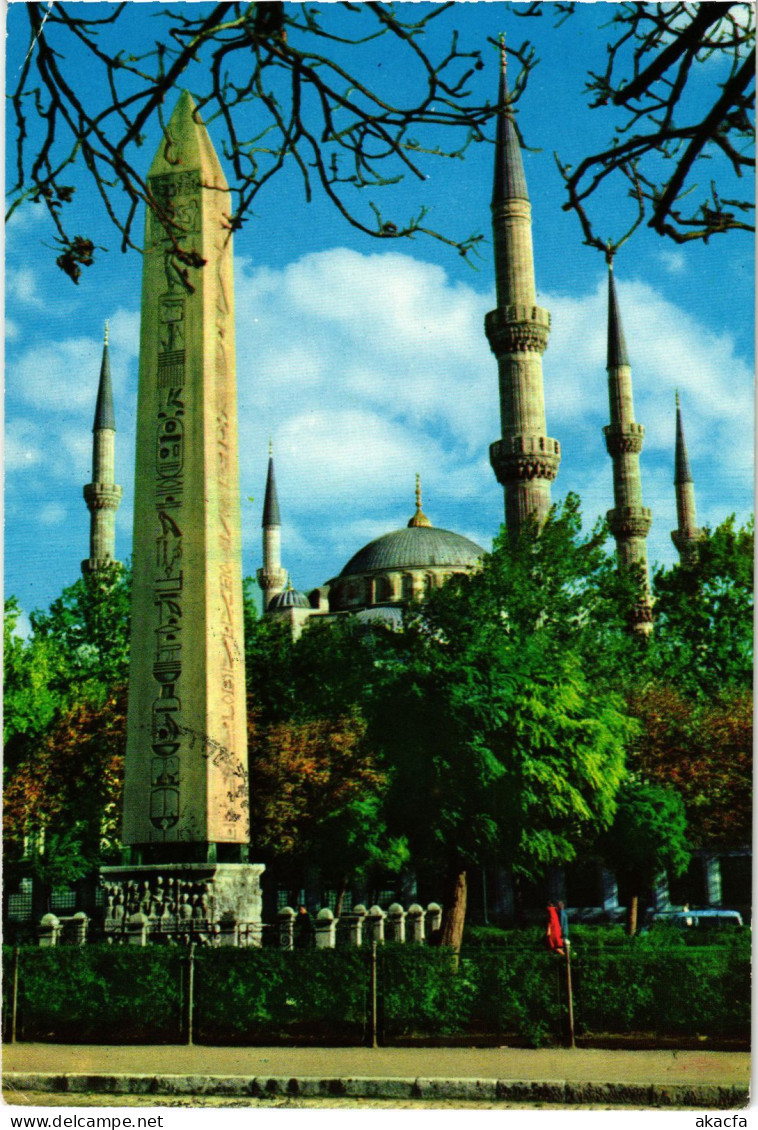 CPM AK Istanbul Egyptian Obelisque, Blue Mosque TURKEY (1402740) - Turchia