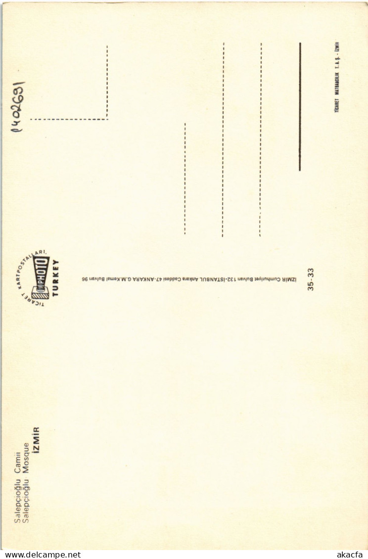 CPM AK Izmir Salepcioglu Mosque TURKEY (1402691) - Turchia
