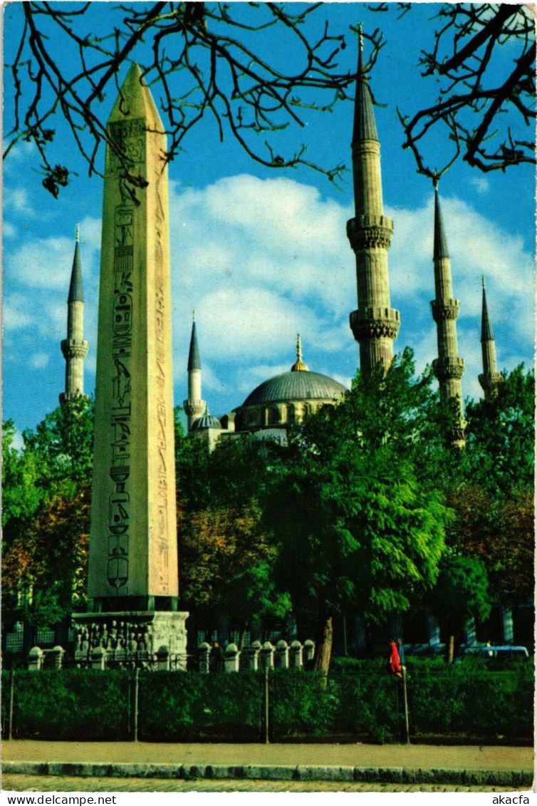 CPM AK Istanbul Egyptian Obelisque, Blue Mosque TURKEY (1402686) - Turchia