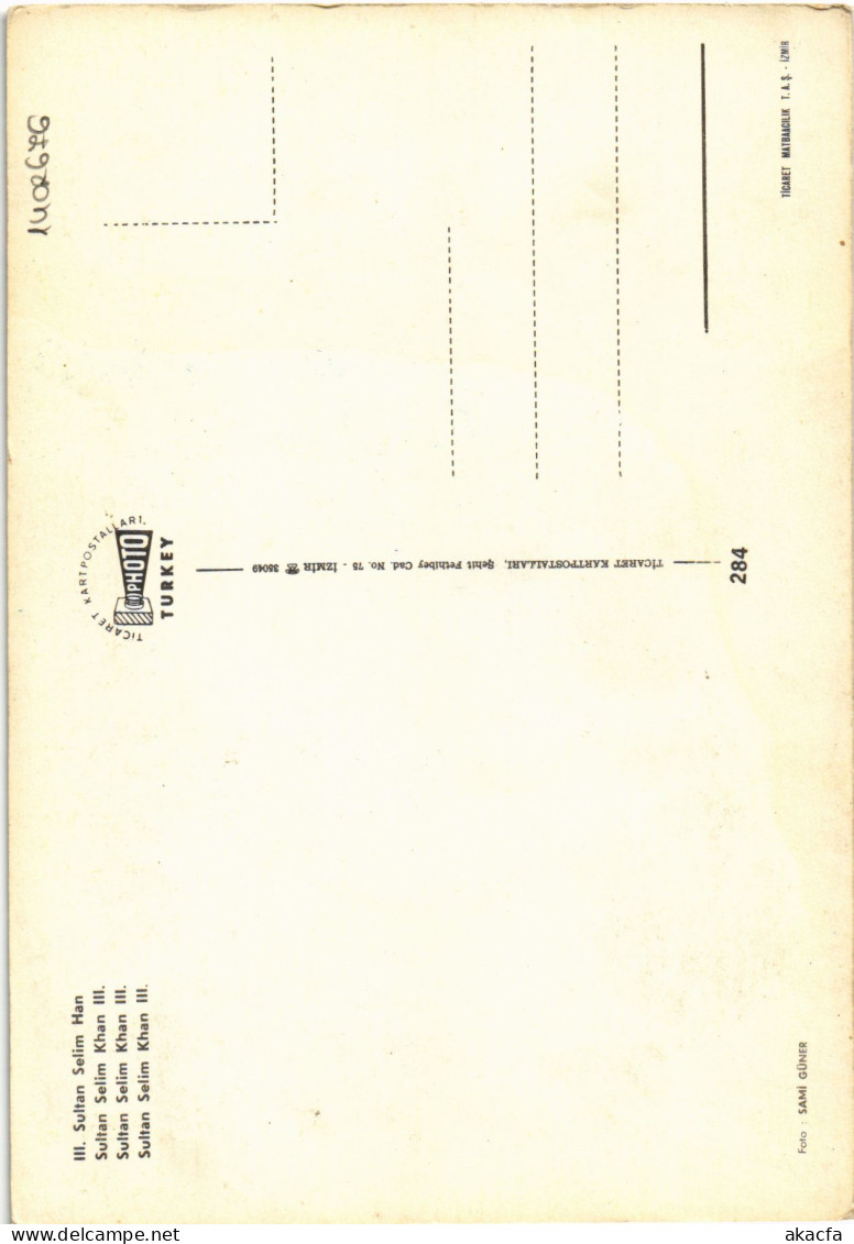 CPM AK III. Sultan Selim Han TURKEY (1402676) - Turchia