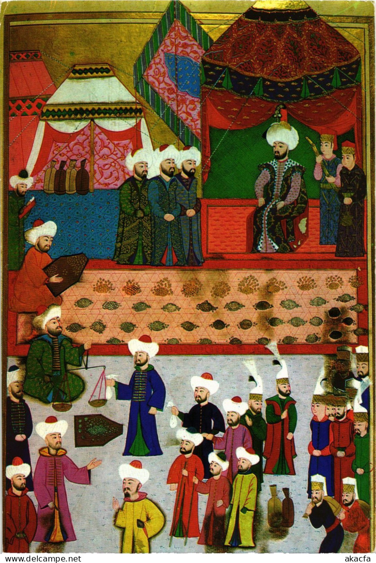 CPM AK Istanbul Topkapi Sarayi Muzesinden Osmanli Minyaturu TURKEY (1402657) - Turchia