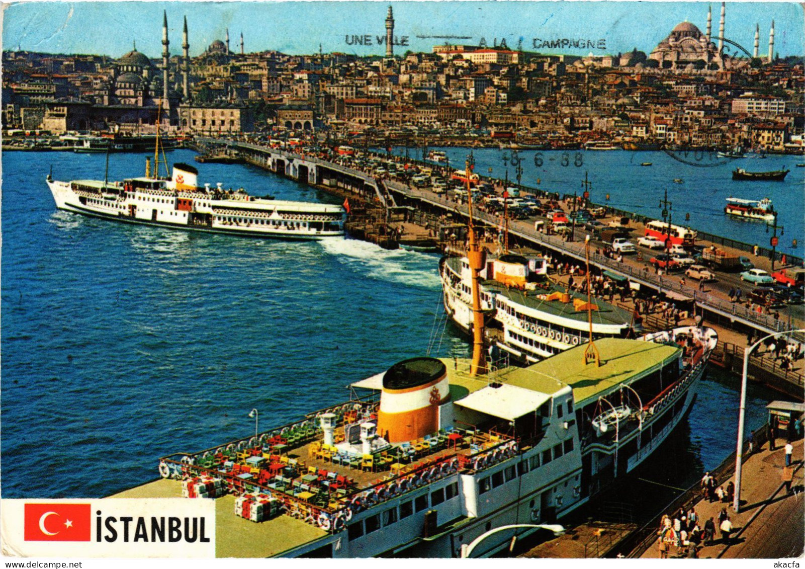 CPM AK Istanbul Galata Bridge TURKEY (1403387) - Turquie