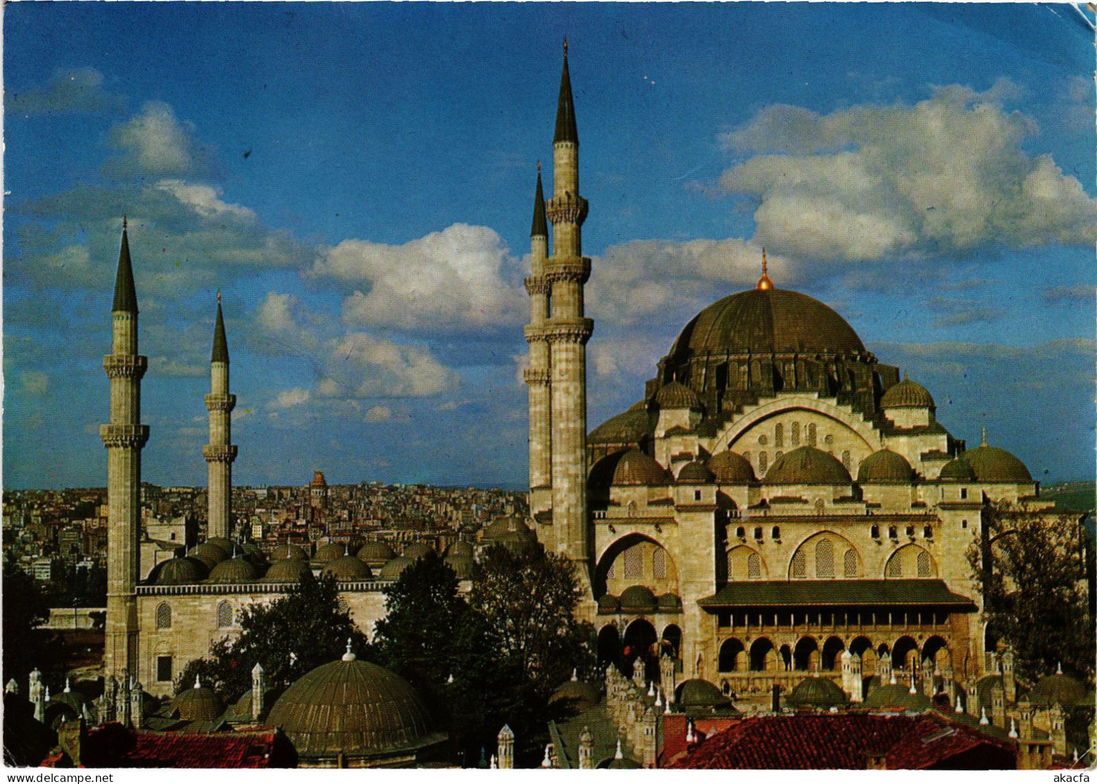 CPM AK Istanbul Mosque Of Soliman The Magnificent TURKEY (1403273) - Turquie