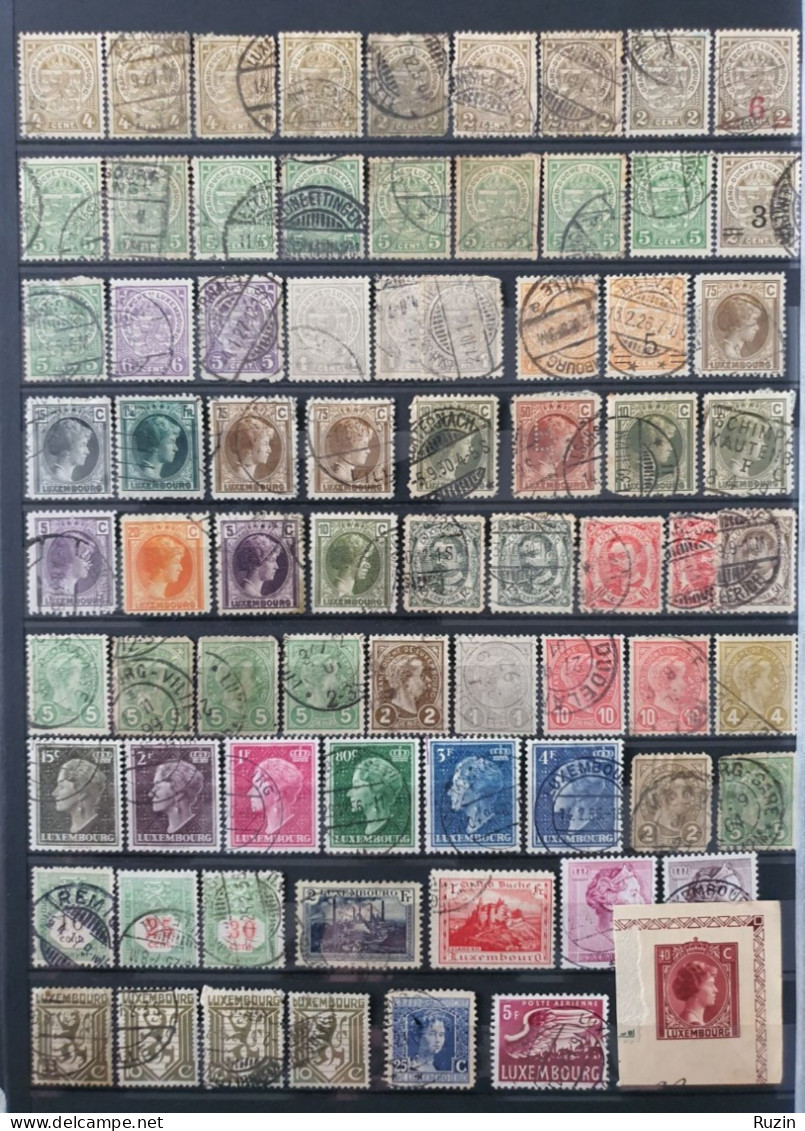 Luxembourg Stamps Collection - Verzamelingen (zonder Album)