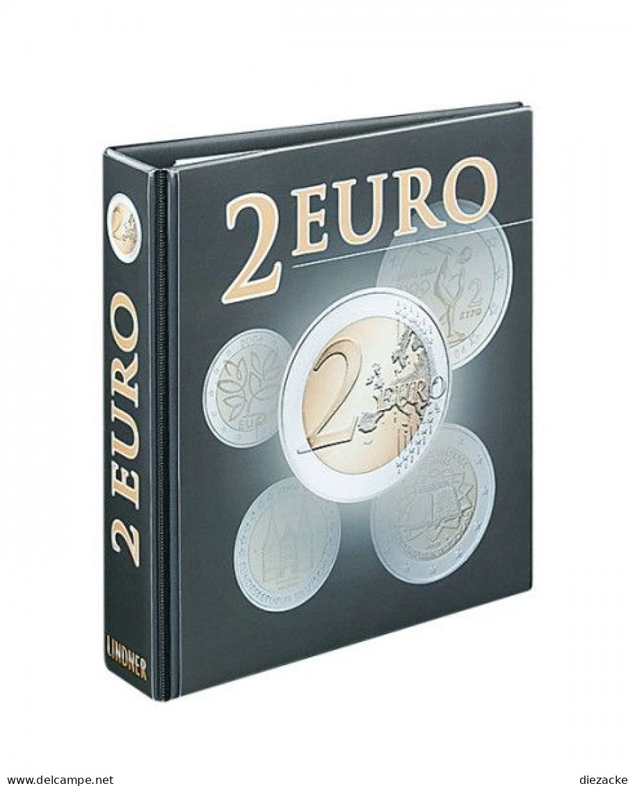 Lindner Ringbinder Publica M Für 2 Euro-Münzen 3535R, Ohne Inhalt Neu - Materiale