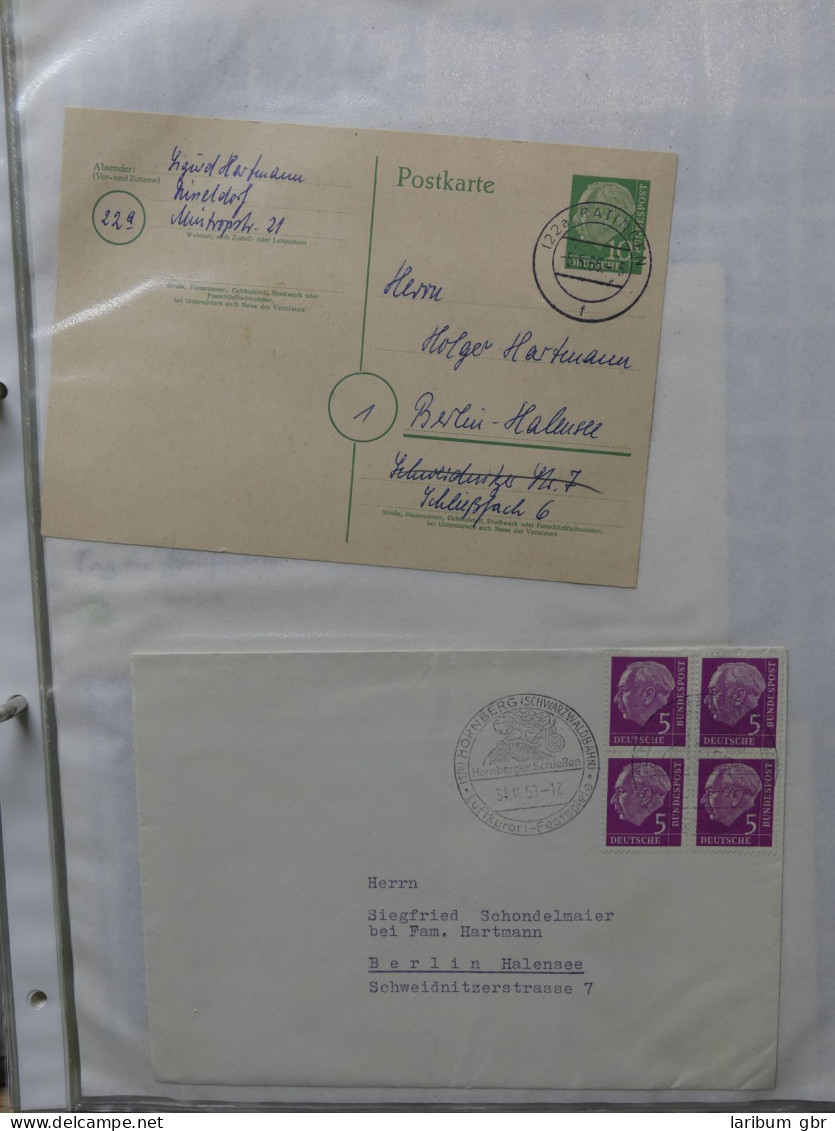 Deutschland Allgemein Briefe, FDCs und mehr im Leitz Binder #LY857