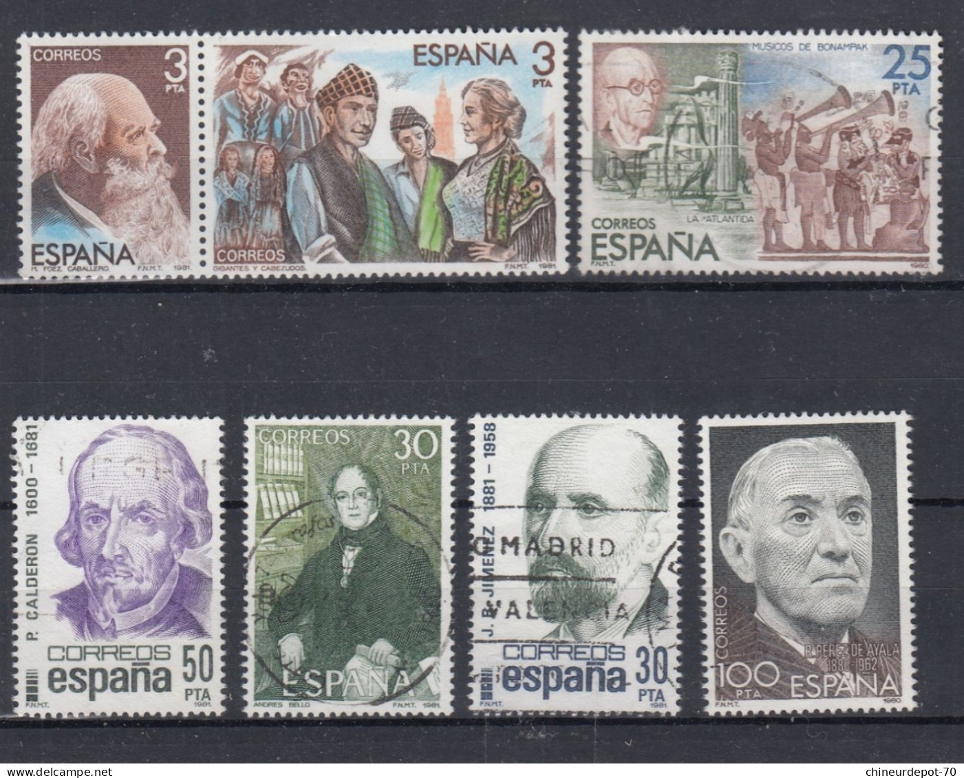 TIMBRES ESPANA ESPAGNE SPAIN NON Classés - Andere & Zonder Classificatie