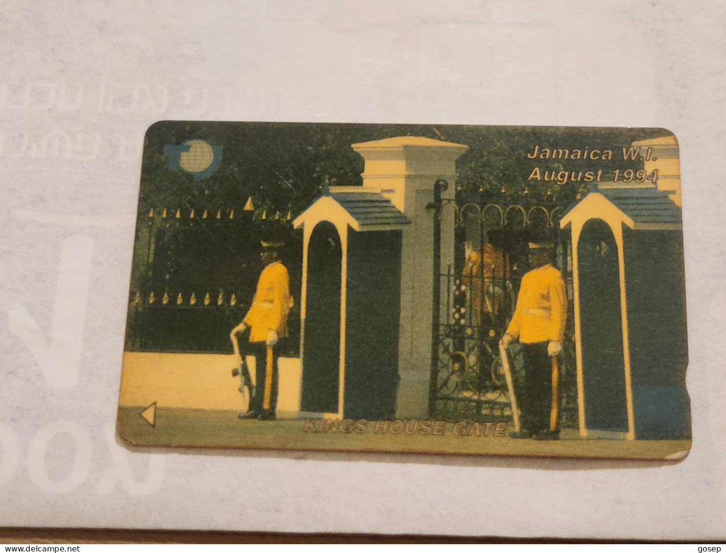 JAMAICA-(18JAMA-JAM-18A)-Kings House Gate-(63)-(18JAMA200695)-(J$50)-used Card+1card Prepiad - Jamaïque