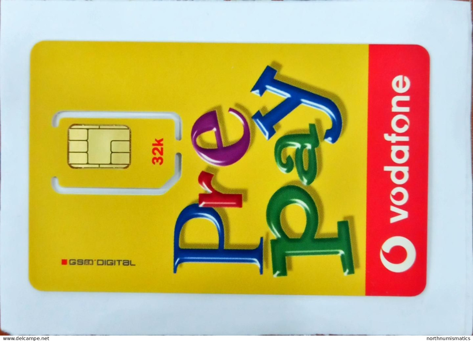 Vodafone Gsm  Original Chip Sim Card - Sammlungen