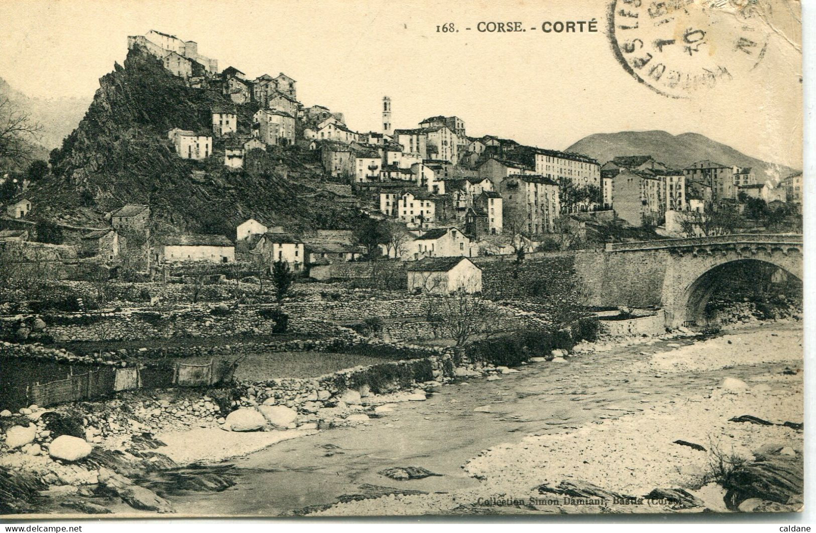 -2B - CORSE  - CORTE - STIA - Boulevard Saint-Angelo Et Rue Droite - Corte