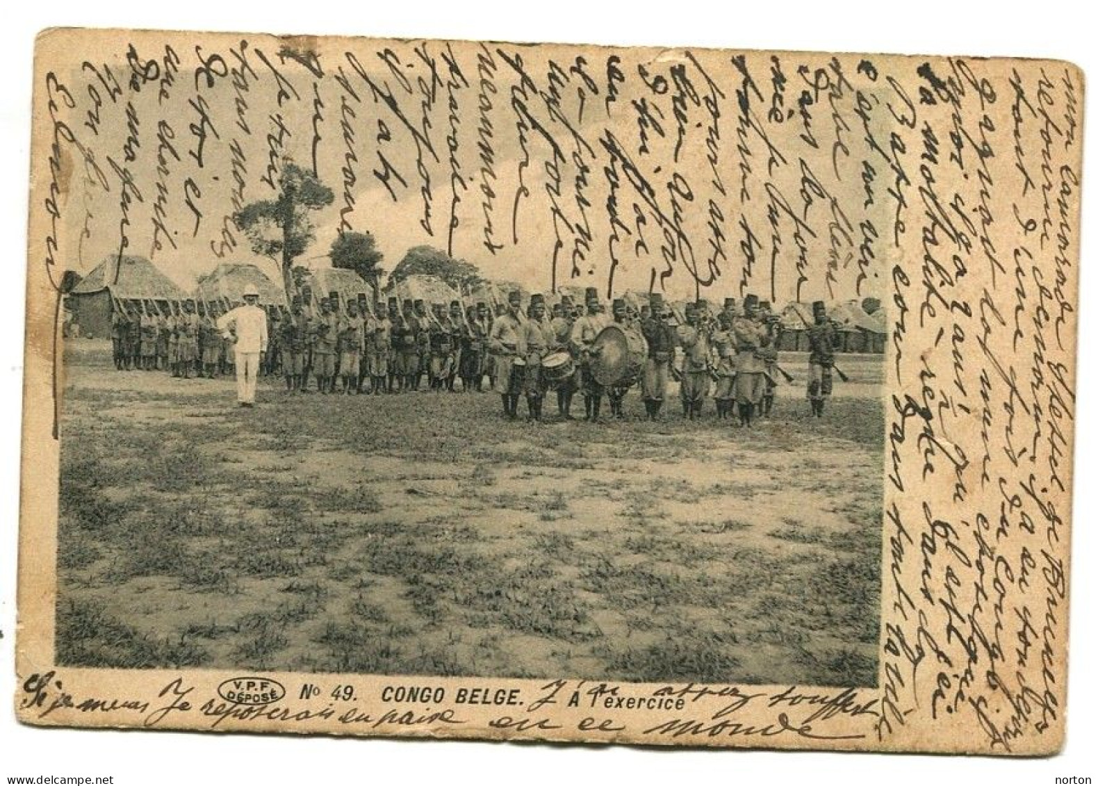 Congo Elisabethville Oblit. Keach 1.3-tDMY Sur C.O.B. 55 Sur Carte Postale Vers Enghien Le 30/11/1913 - Storia Postale