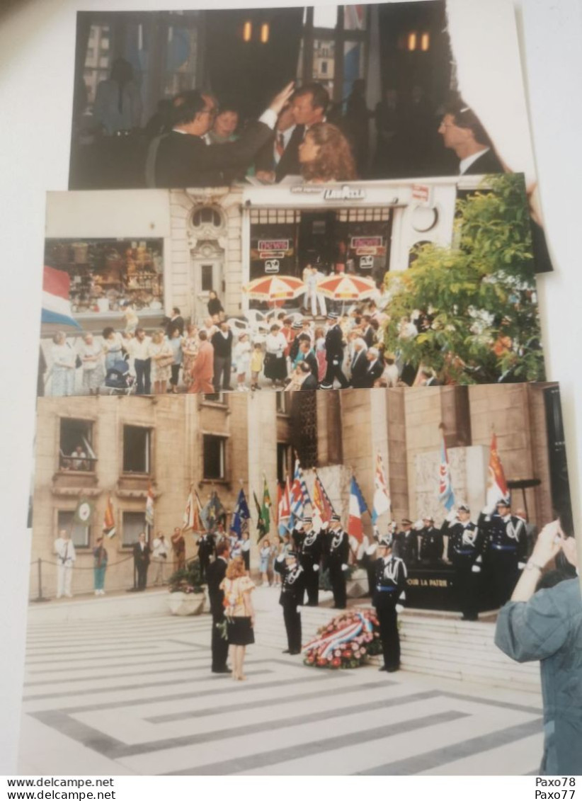 Lot 34 Photos, Visite Grand Duc Henri à Esch-Alzette 1992 - Esch-Alzette