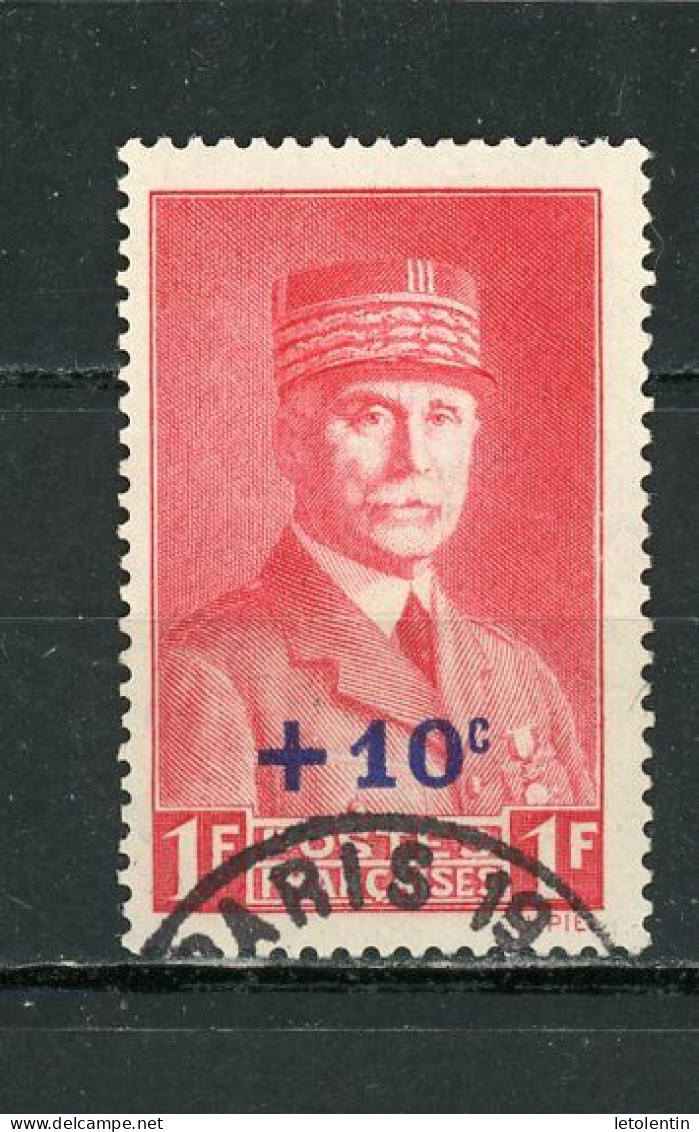 FRANCE : PETAIN - N° Yvert 494 Obli. ronde De “PARIS” - 1941-42 Pétain