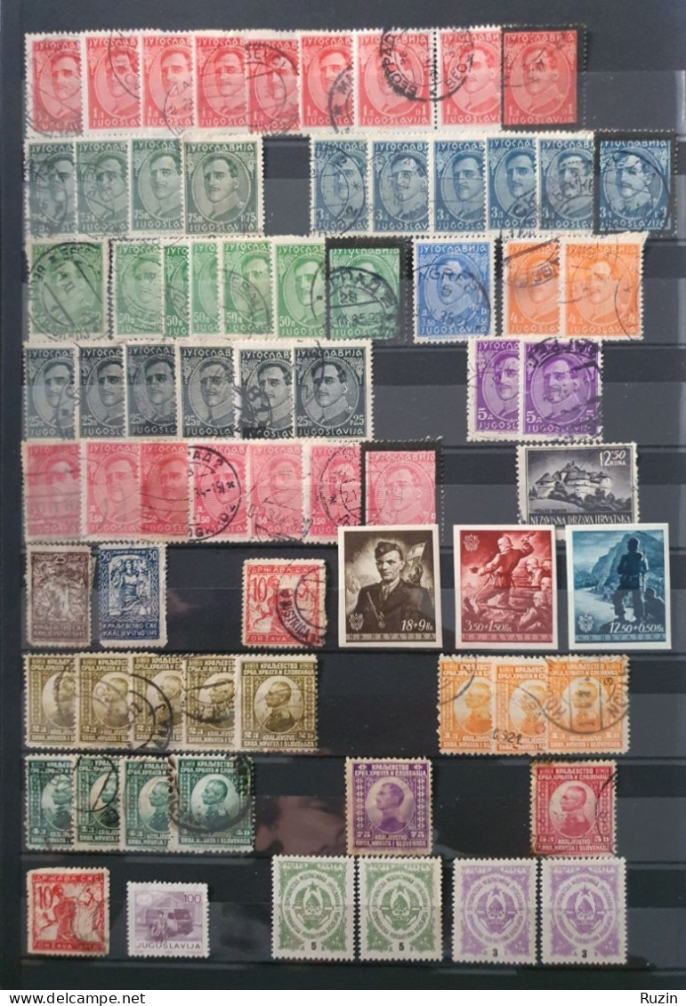 Yugoslavia / Croatia Stamps Collection - Collections (without Album)