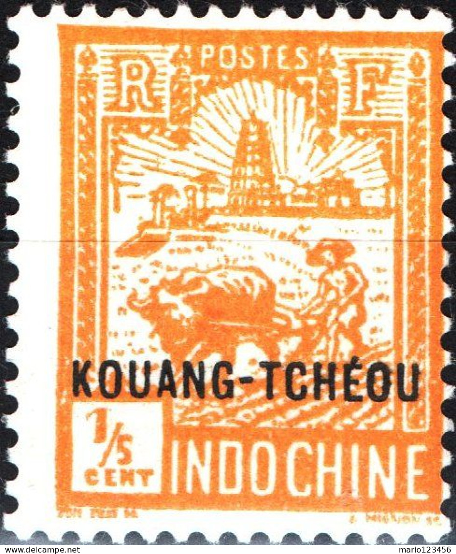 KOUANG-TCHEOU, MOTIVI LOCALI, 1927, NUOVI (MLH*) Sn:FR-KT 76, Yt:FR-KT 74 - Unused Stamps