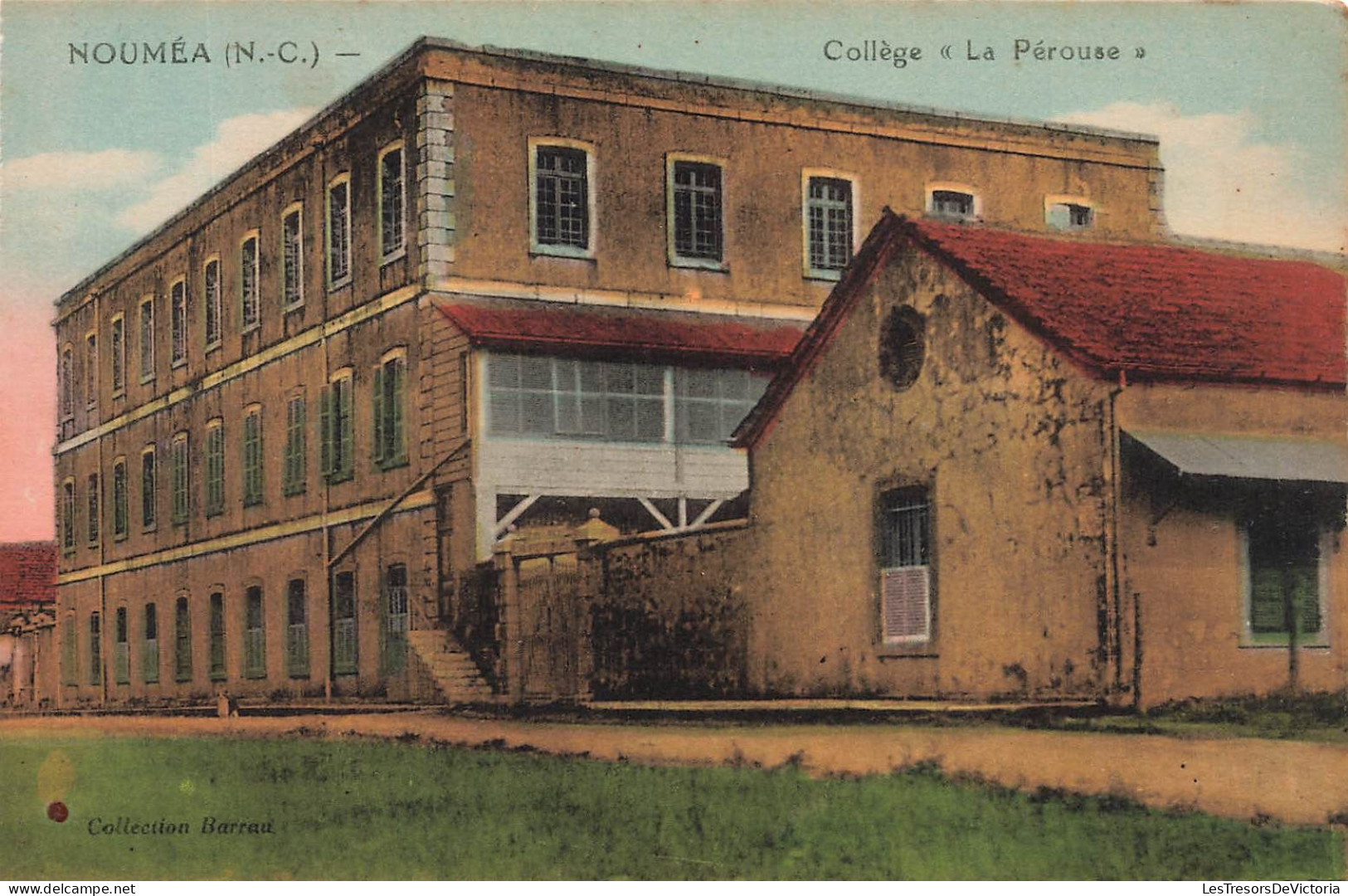 FRANCE - Nouméa (N C) - Vue Générale - Collège "La Pérouse" - Colorisé - Vue Générale  - Carte Postale Ancienne - Nouvelle Calédonie