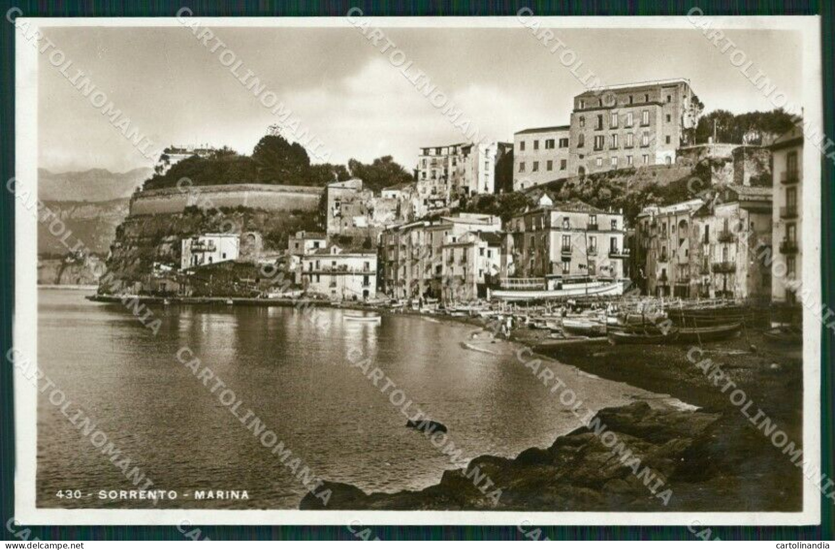 Napoli Sorrento Foto Cartolina KV2602 - Napoli (Napels)