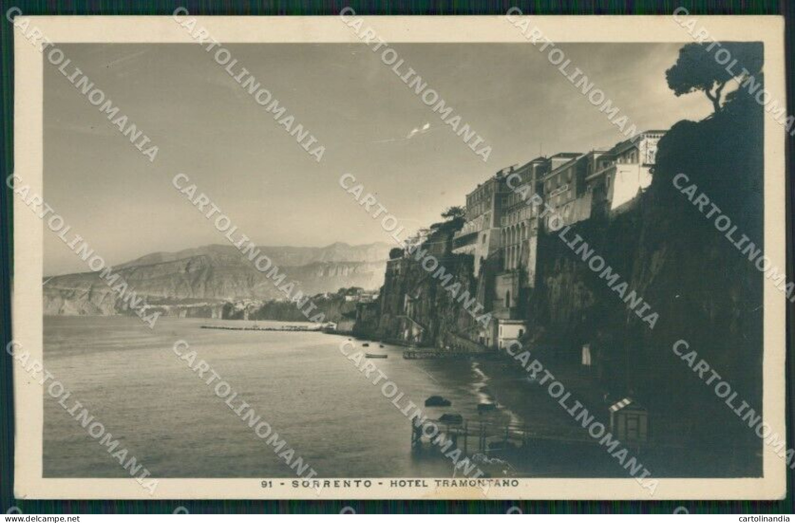 Napoli Sorrento Foto Cartolina KV2612 - Napoli (Napels)