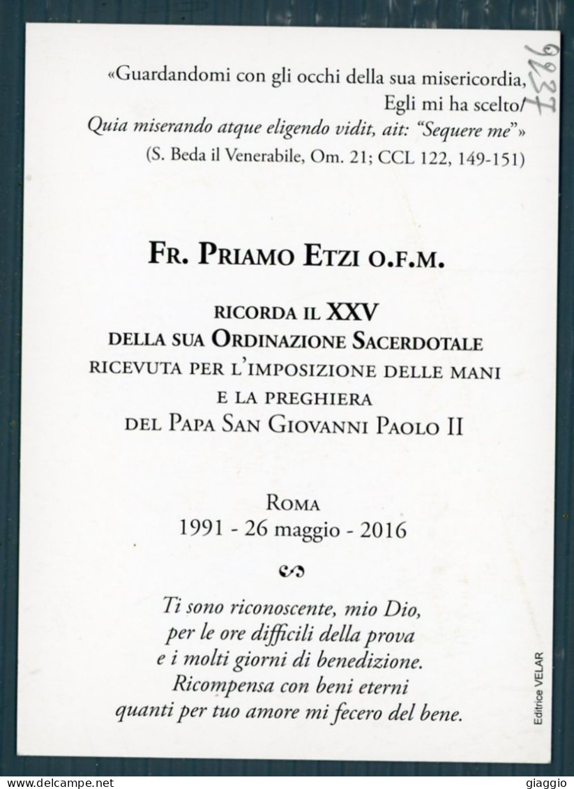 °°° Santino N. 9237 - Ordinazione Sacerdotale - Cartoncino °°° - Religion &  Esoterik