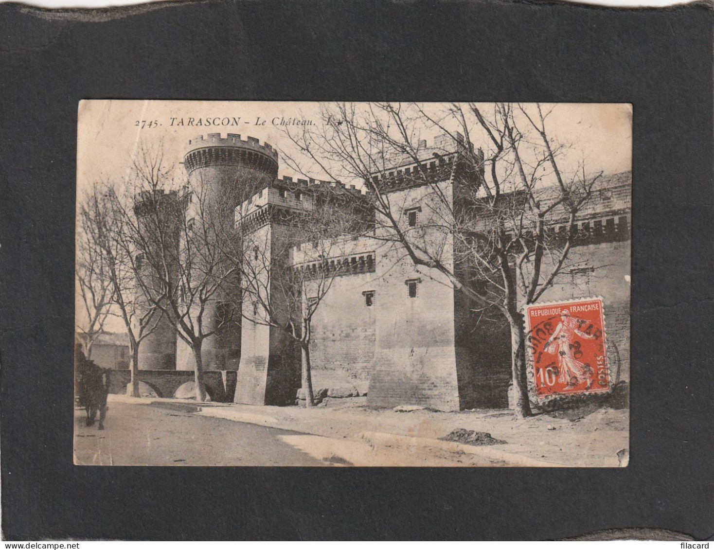 128686          Francia,     Tarascon,   Le  Chateau,   VG   1912 - Tarascon
