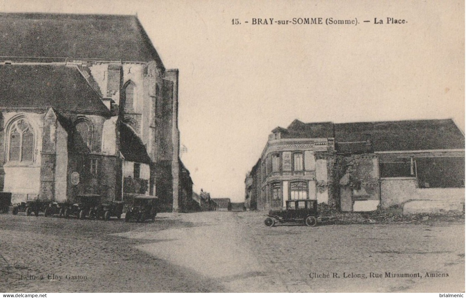 BRAY Sur SOMME La Place - Bray Sur Somme