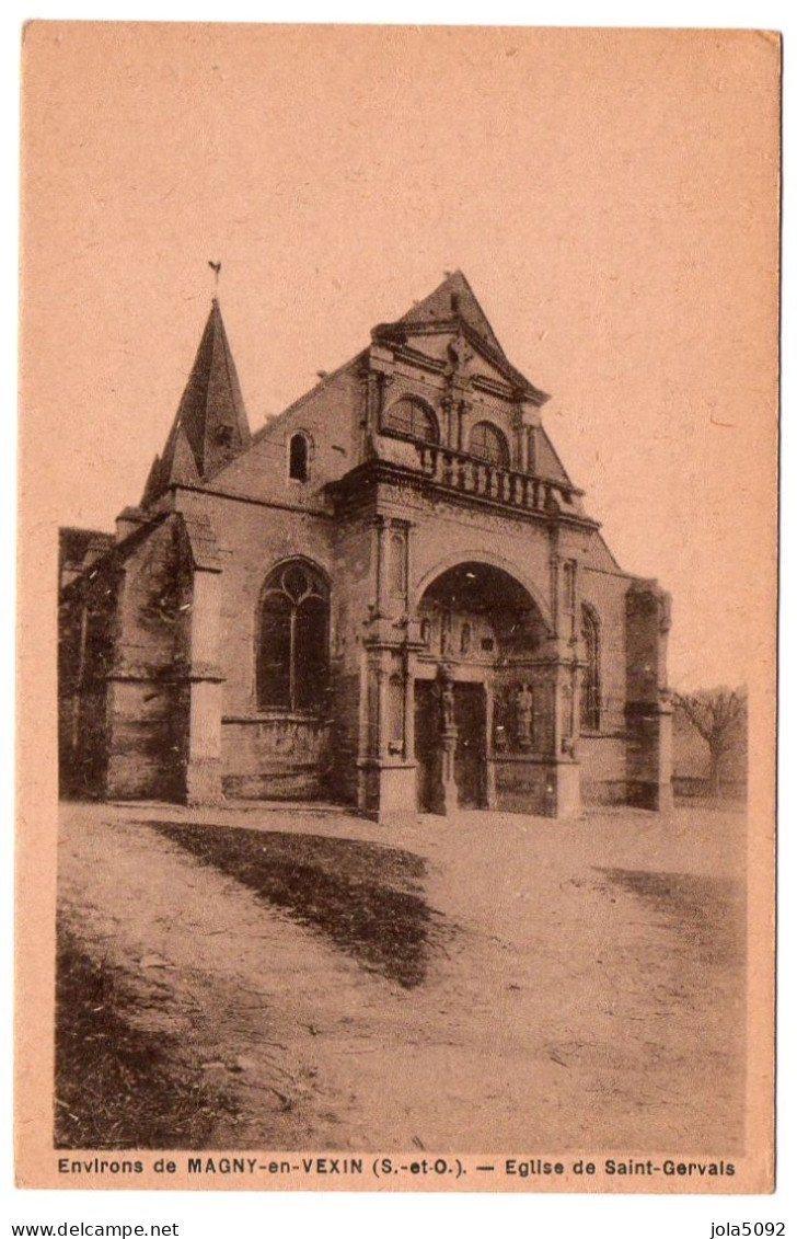 95 / Environs De MAGNY-en-VEXIN - Eglise De Saint-Gervais - L'Isle Adam