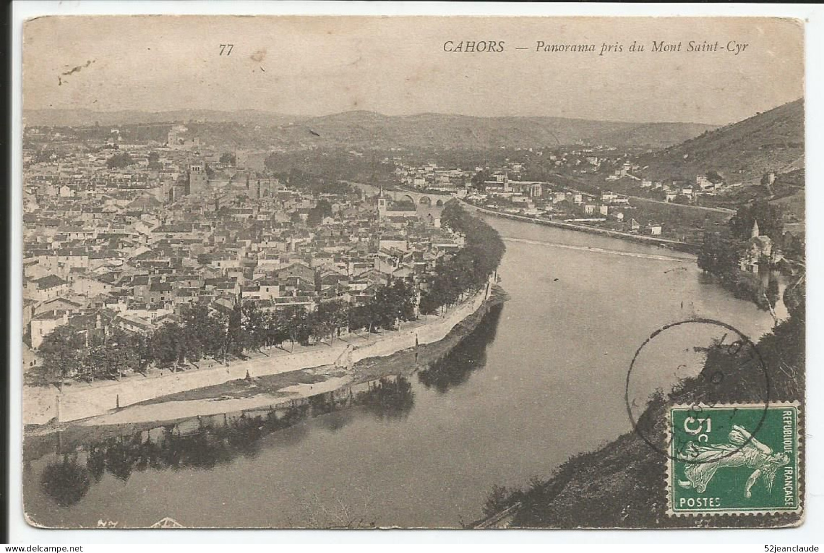 Panorama Pris Du Mont Saint Cyr   1905     N° 77 - Cahors
