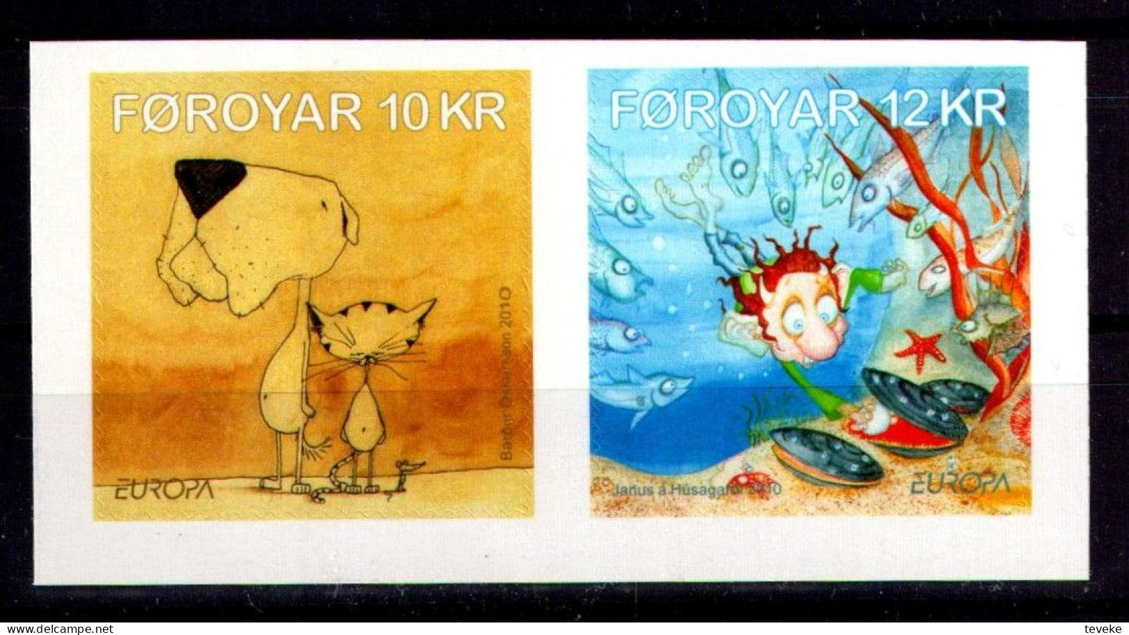 FAEROËR 2010 - MiNr. 700/701 - **/MNH - Europa/CEPT - Children's Books - Faroe Islands