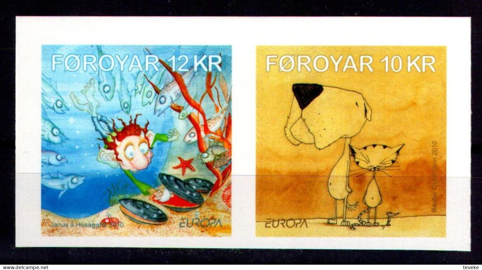 FAEROËR 2010 - MiNr. 700/701 - **/MNH - Europa/CEPT - Children's Books - Faroe Islands
