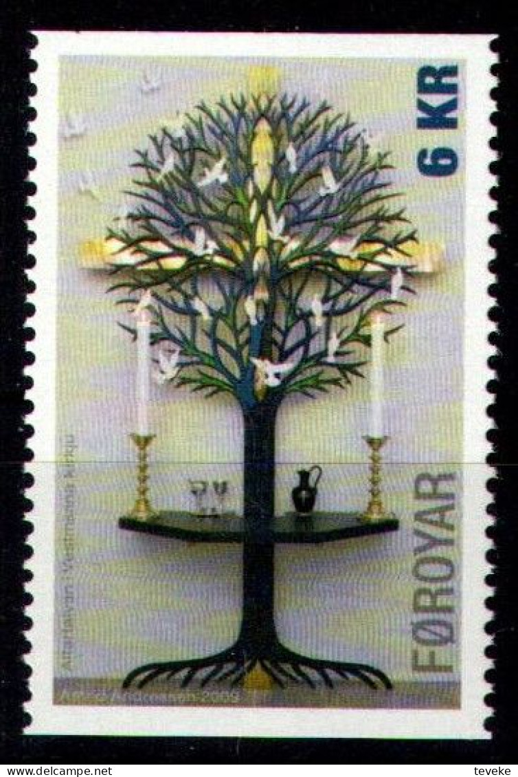 FAEROËR 2009 - MiNr. 685C - **/MNH - Christmas - Altarpieces - Faroe Islands