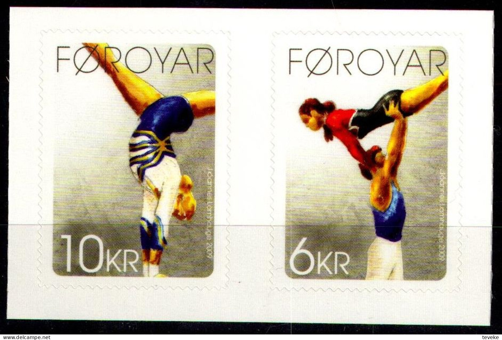FAEROËR 2009 - MiNr. 680/681 - **/MNH - Sports - Gymnastics - Islas Faeroes