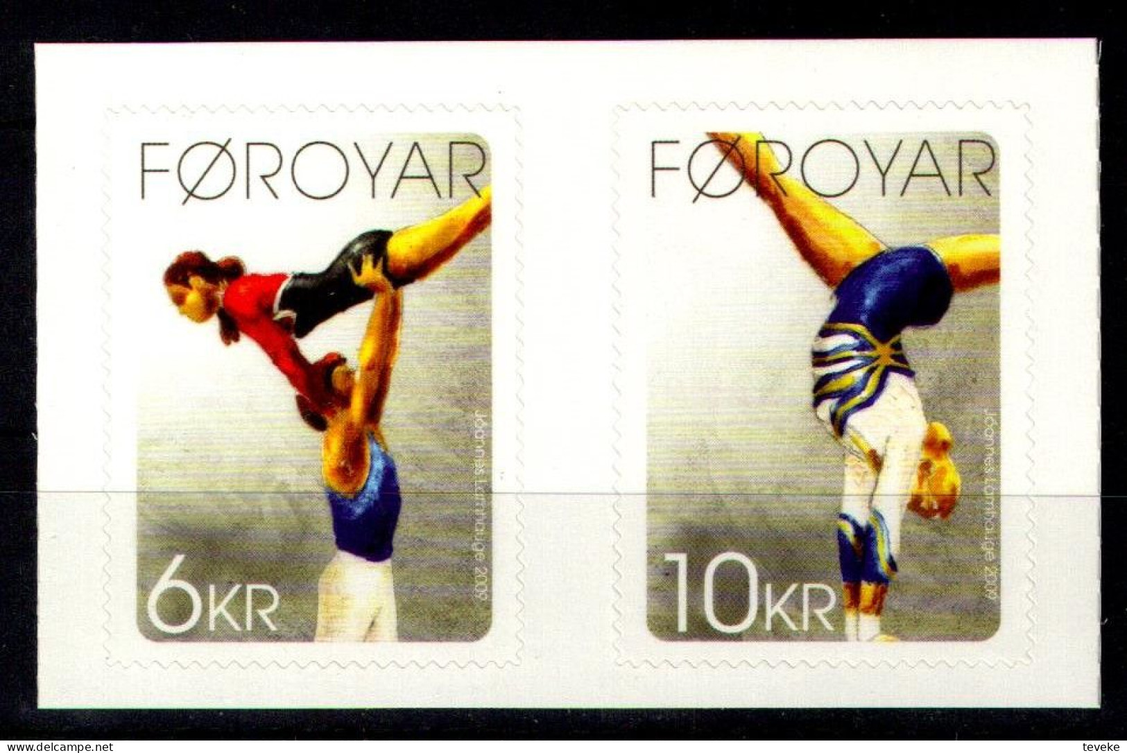FAEROËR 2009 - MiNr. 680/681 - **/MNH - Sports - Gymnastics - Faroe Islands