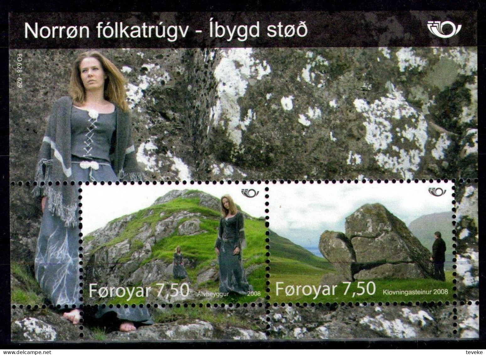 FAEROËR 2008 - MiNr. BL 22 - **/MNH - NORDEN - Norse Myths - Faroe Islands
