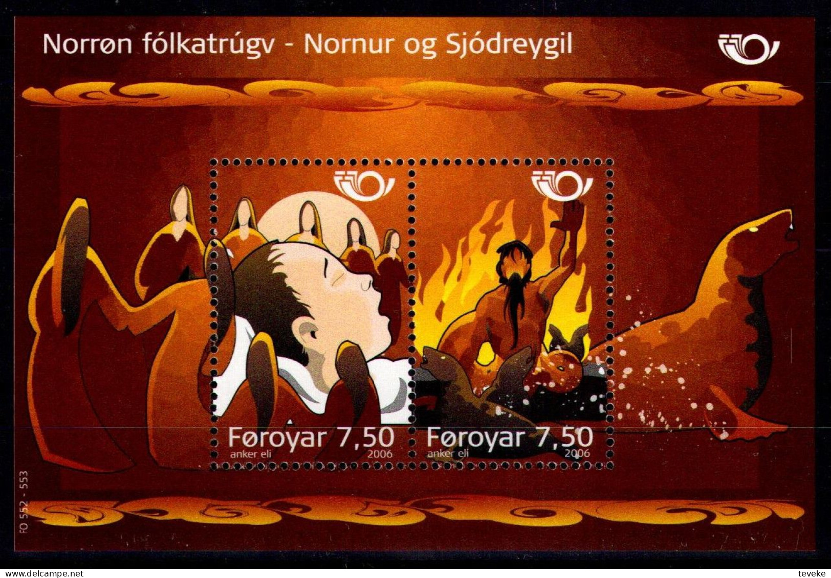 FAEROËR 2006 - MiNr. BL 19 - **/MNH - NORDEN - Norse Myths - Faroe Islands