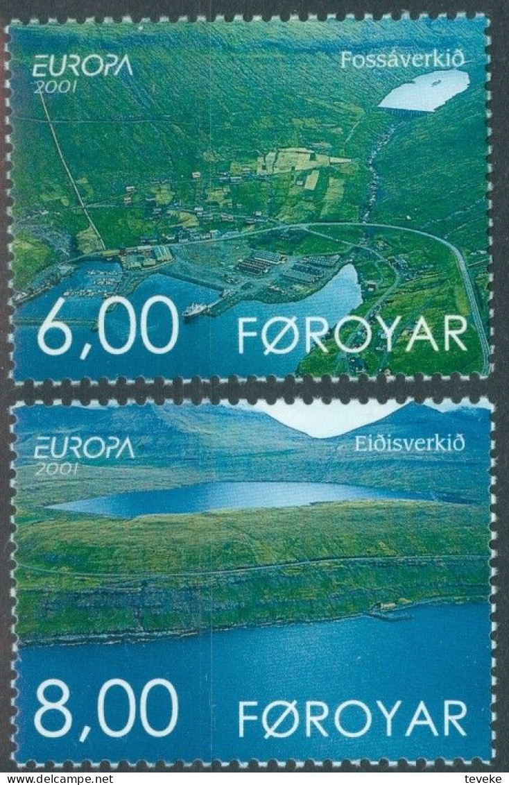 FAEROËR 2001 - MiNr. 402/403 - **/MNH - Europa/CEPT - Life Giving Water - Islas Faeroes